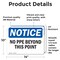 Signmission 10 in Height, 14 in Width, Vinyl Decal, Rectangle OS-2PACK-NS-D-1014-L-14756 - alternate 3